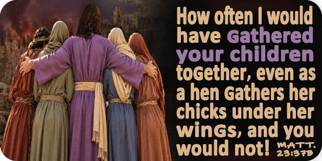 Matthew 23 37b