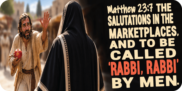 Matthew 23 7