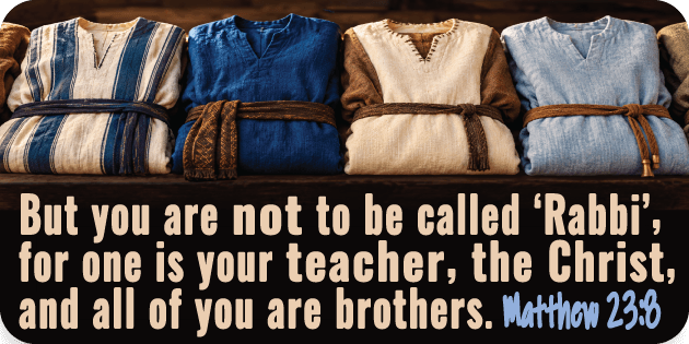 Matthew 23 8