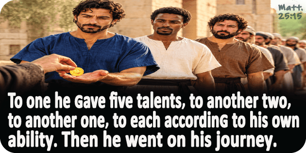Matthew 25 15