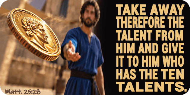 Matthew 25 28