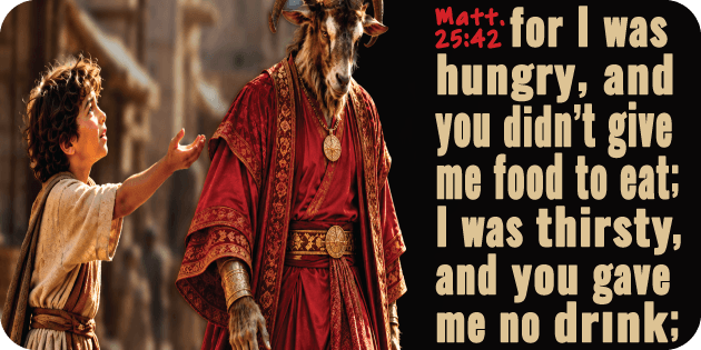 Matthew 25 42