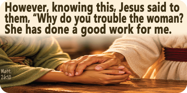 Matthew 26 10