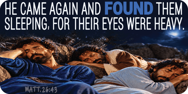 Matthew 26 43