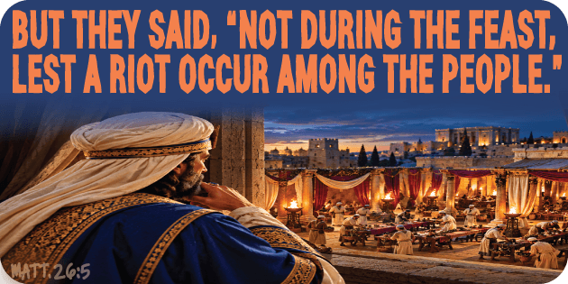 Matthew 26 5
