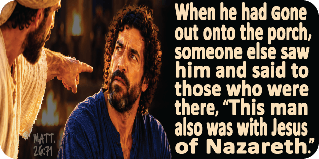 Matthew 26 71