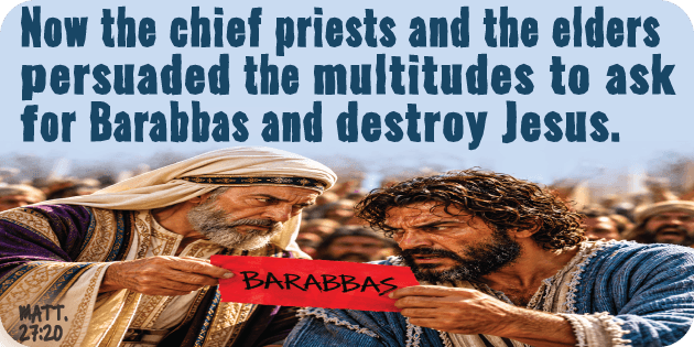Matthew 27 20