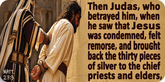 Matthew 27 3