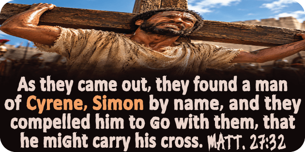 Matthew 27 32