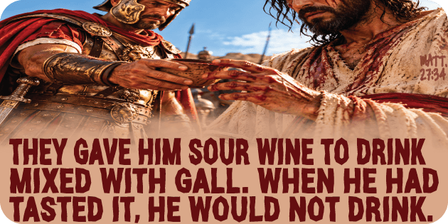 Matthew 27 34