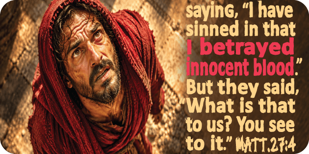 Matthew 27 4