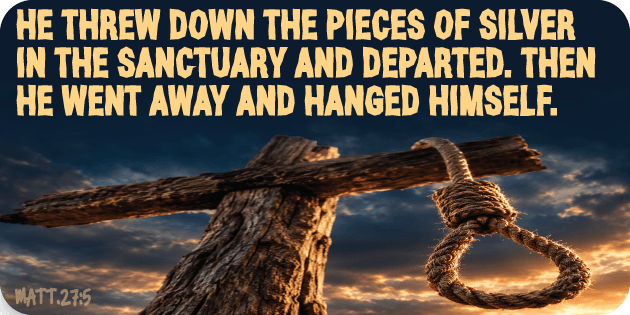 Matthew 27 5